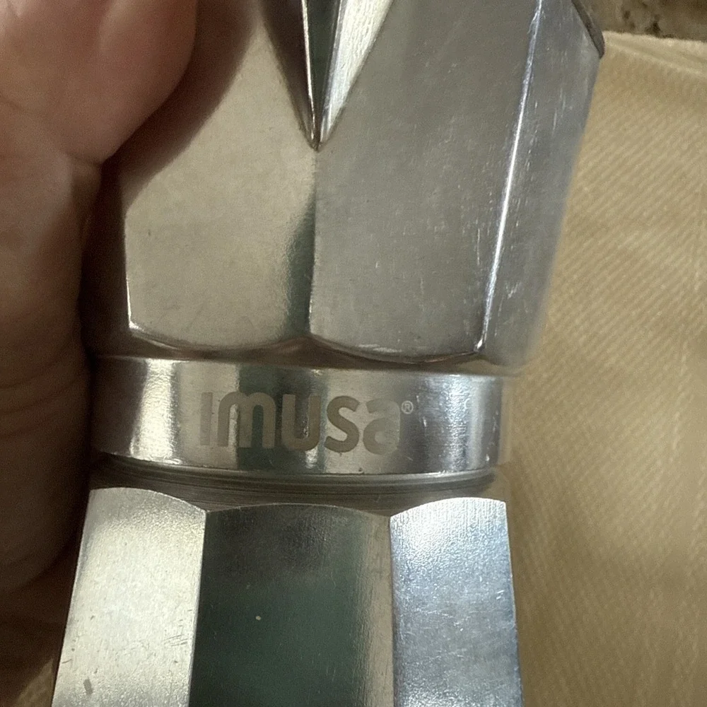 Imusa‎ 1 Cup Aluminum Espresso Coffeemaker - Silver. 4235